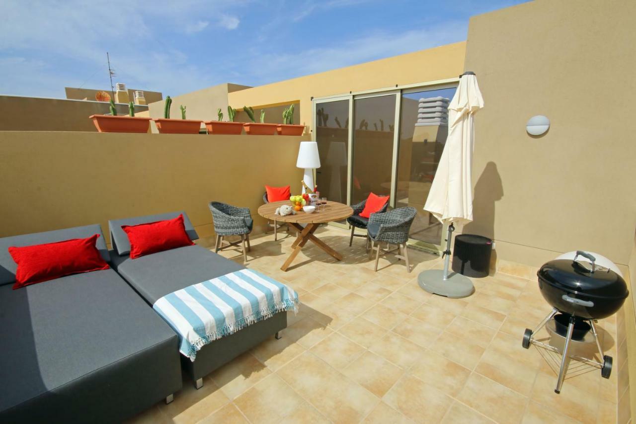La Perla By Rentmedano Superb Luxury Duplex, Private Roof Terrace, Ocean View, Pool, Wifi And Parking Apartamento El Médano Exterior foto