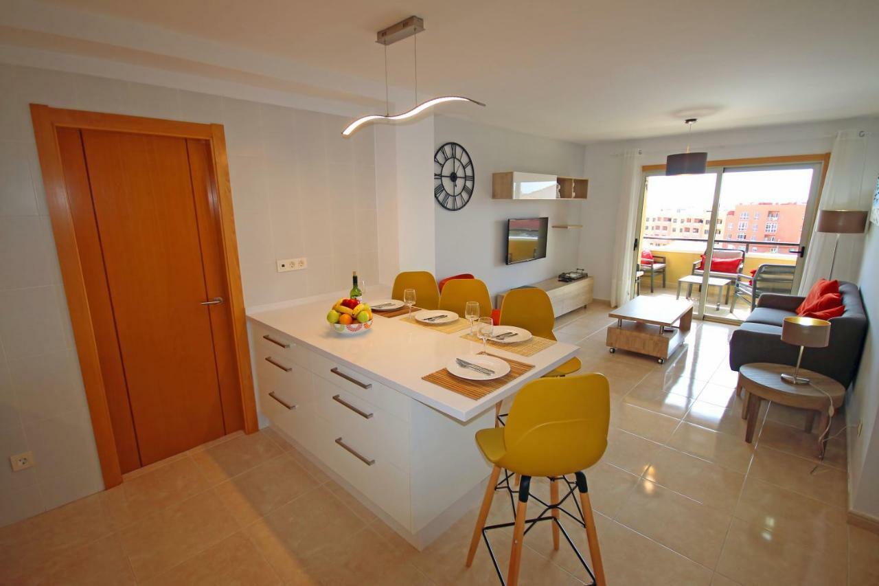La Perla By Rentmedano Superb Luxury Duplex, Private Roof Terrace, Ocean View, Pool, Wifi And Parking Apartamento El Médano Exterior foto